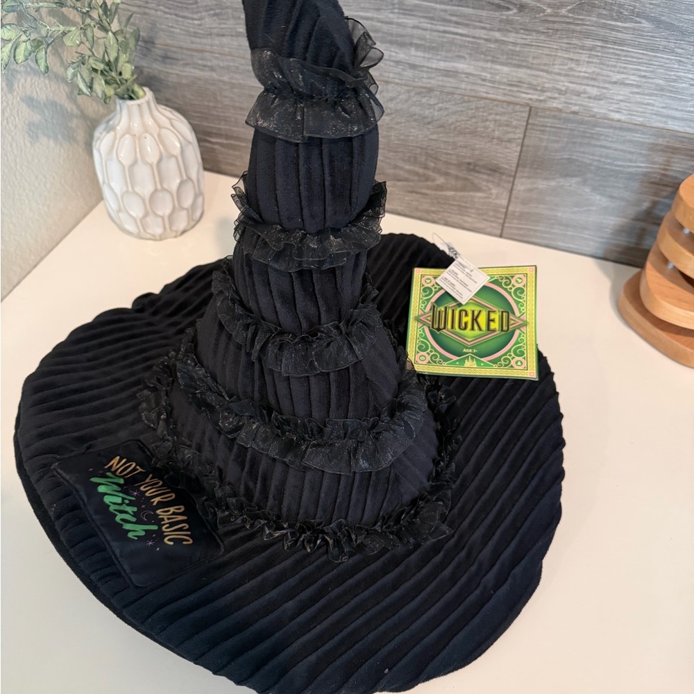 Wicked Elphaba’s Witch Hat pillow with Ruffles